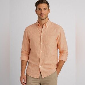 Brooks Brothers Irish Linen Casual Button-Down Shirt